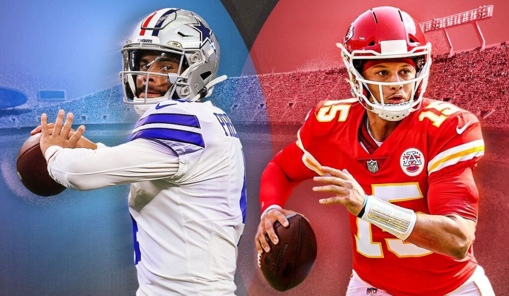 Dak Prescott and Patrick Mahomes IMAGE