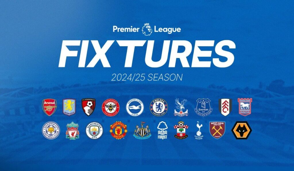 Premier league fixtures 2024/25