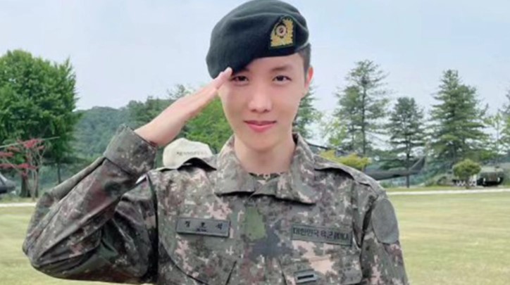 BTS's J-Hope sharing update on Weverse about military experience