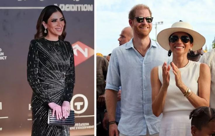 Breaking news headline featuring Meghan Markle and Prince Harry receiving support from the Kuwaiti Royal Family, highlighting their ongoing relationship with international royals amidst their public endeavors.