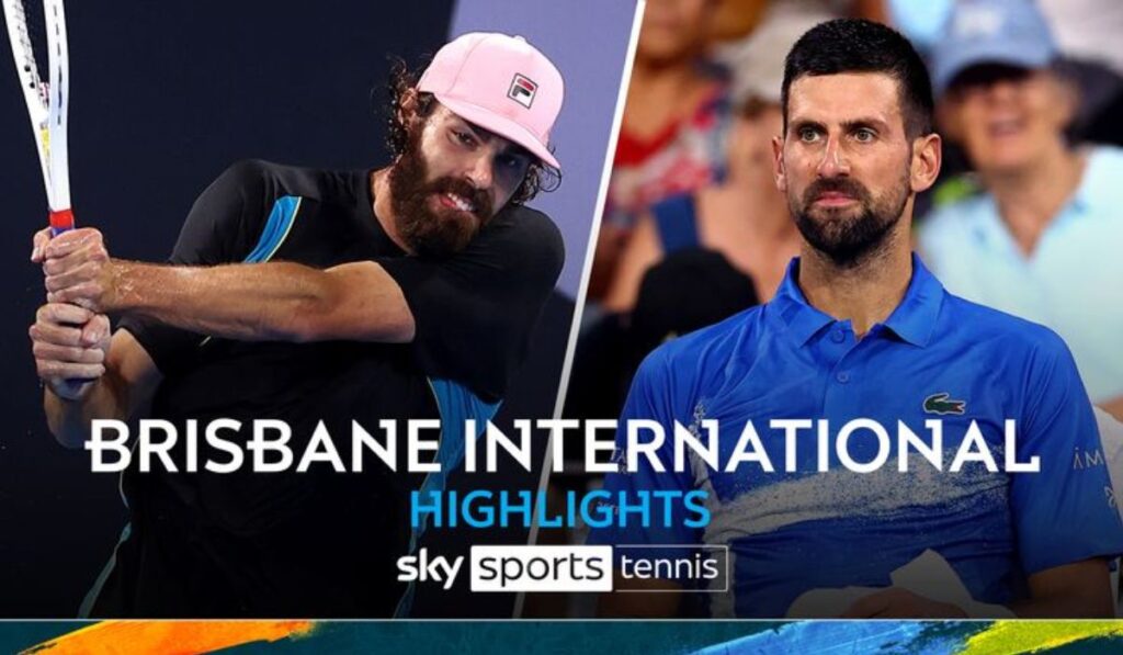 In a stunning upset at the Brisbane International, top seed Novak Djokovic was defeated by American powerhouse Reilly Opelka, who secured a 7-6(6), 6-3 victory in the quarterfinals.